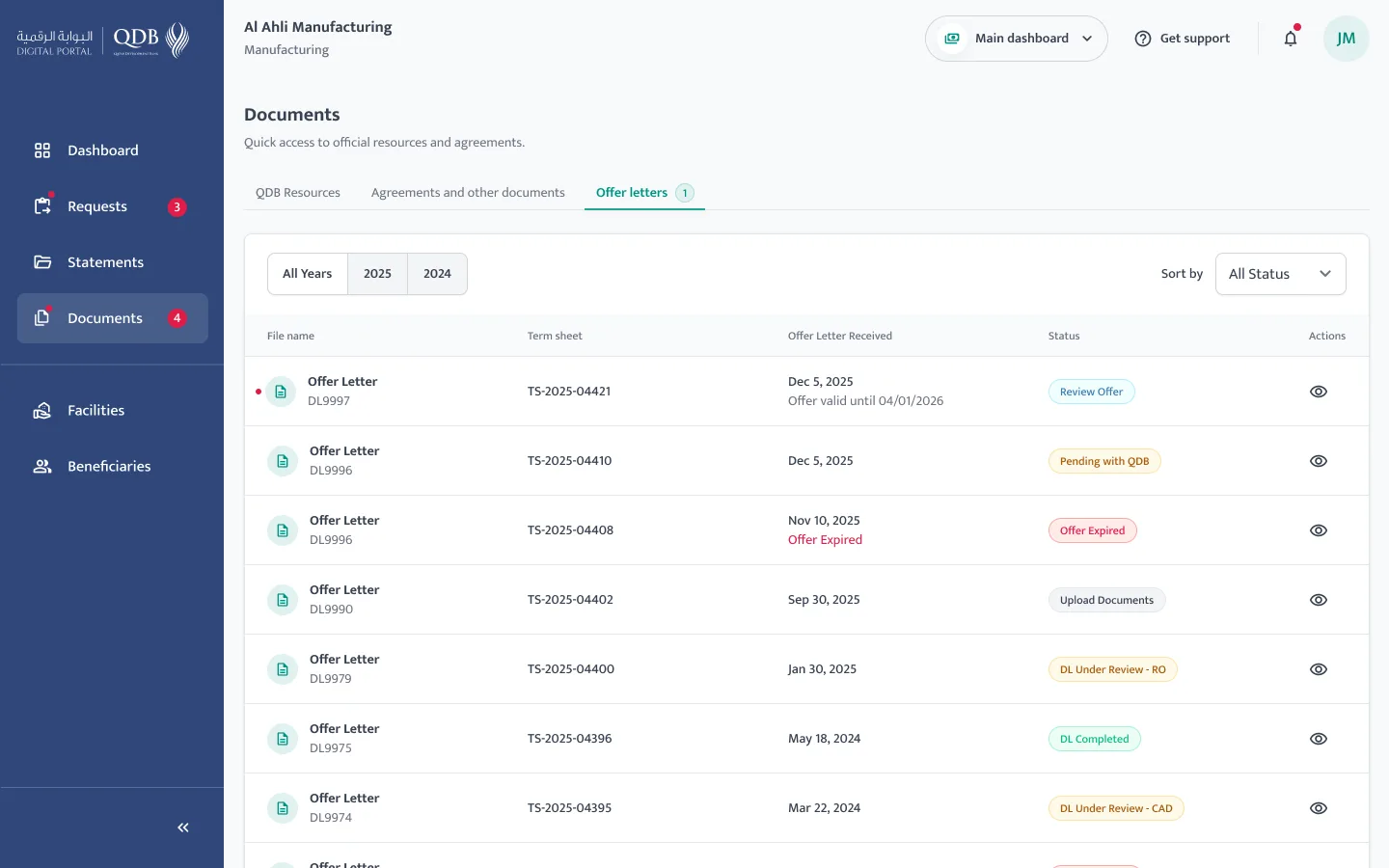 Document lodgement corporate banking UX case study - QDB Digital