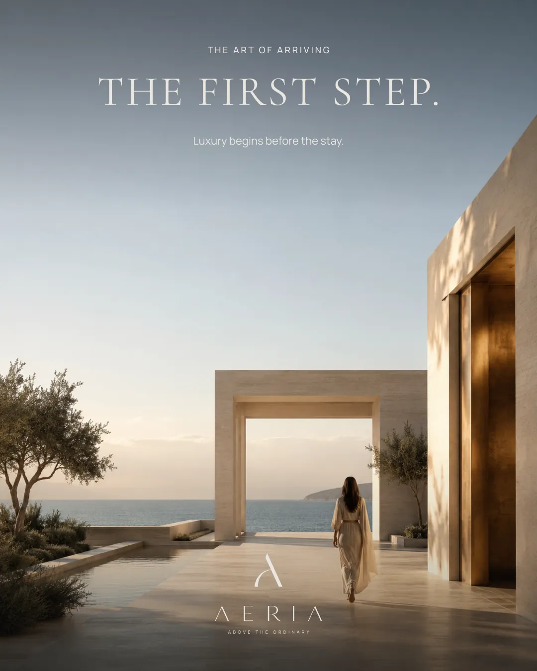 AERIA KV01 English - The First Step. Luxury begins before the stay.