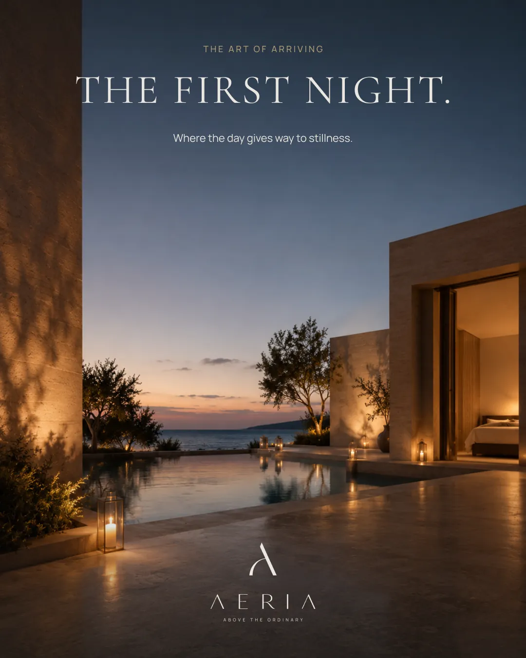 AERIA KV05 English - The First Night. Where the day gives way to stillness.